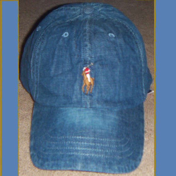 polo denim cap